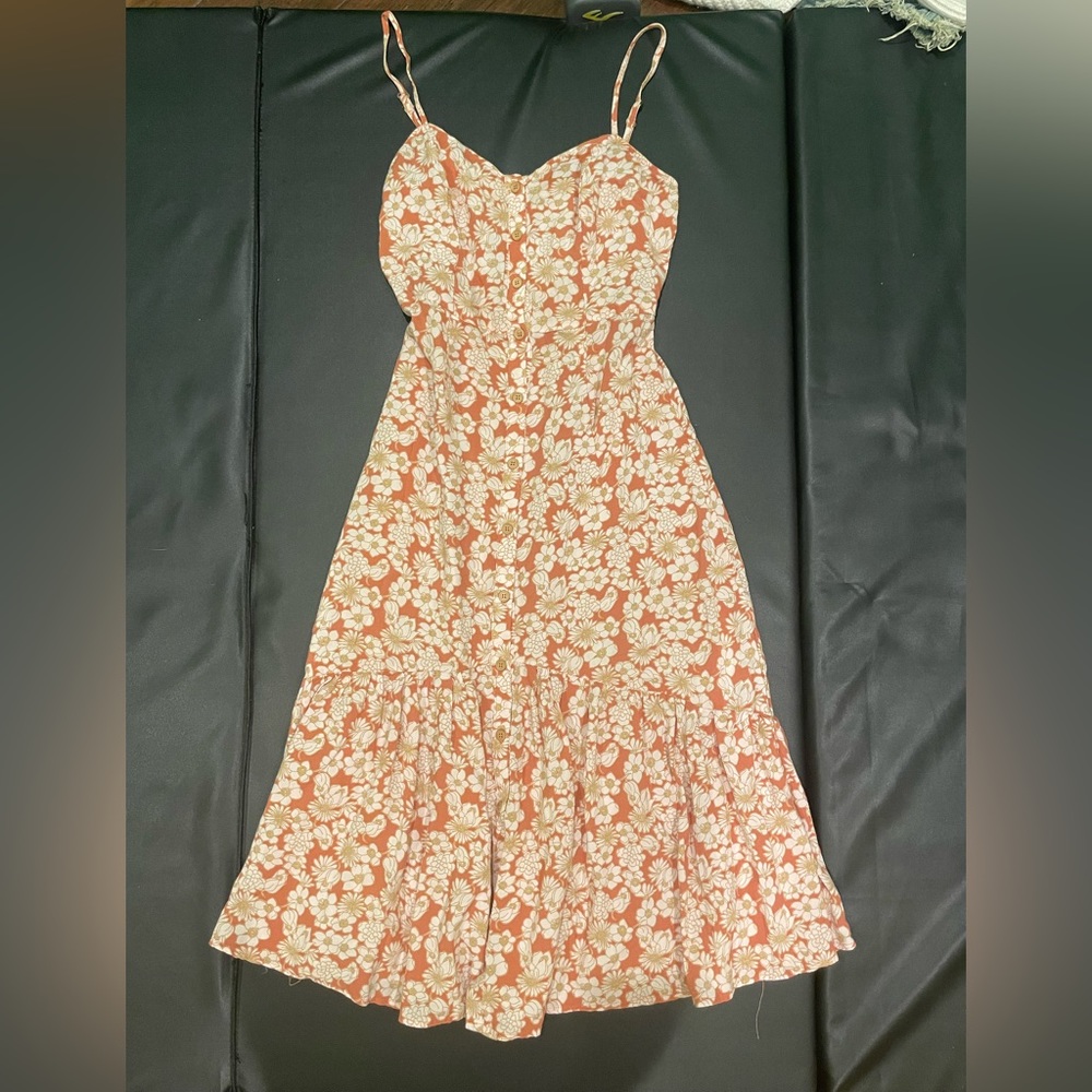 Long floral dress